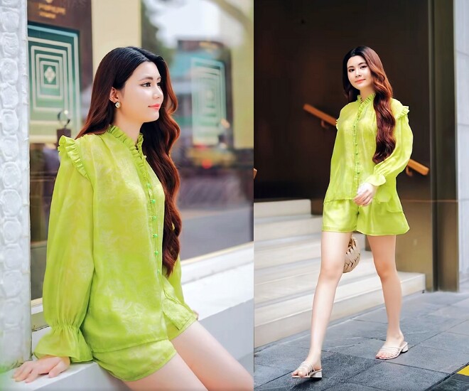Con gái Quyền Linh khoe vẻ đẹp trưởng thành.