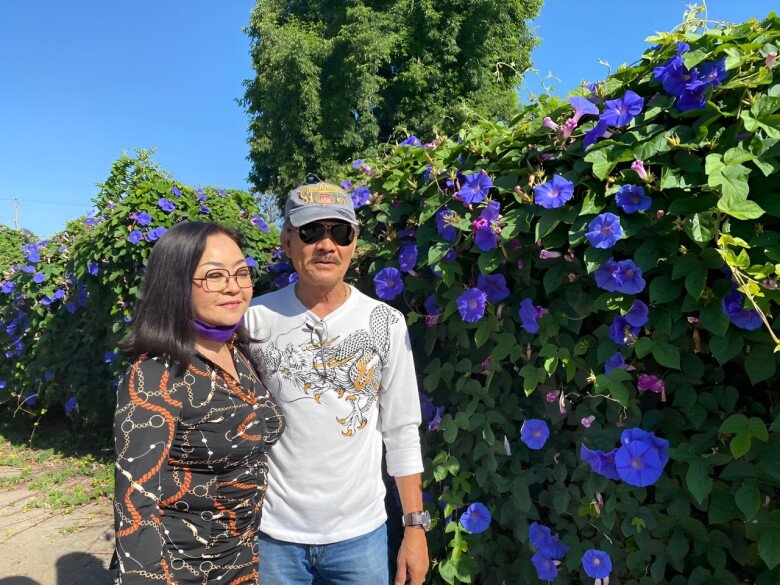 Nữ ca sĩ cho biết chồng bà là người chăm sóc khu vườn.