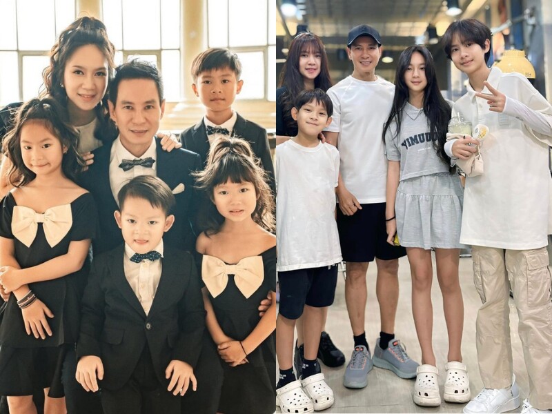 Vợ chồng Lý Hải - Minh Hà khiến nhiều người ngưỡng mộ khi có 4 con "đủ nếp, đủ tẻ". Thời gian qua, cặp đôi thường xuyên cập nhật quá trình phát triển của các con, 4 nhóc tì được khen ngợi ngày càng đẹp mắt nhờ sở hữu gen trội từ bố mẹ. 
