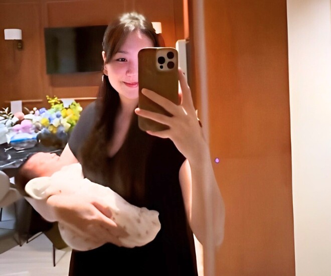 Mai Ngọc lấy lại số cân giống lúc chưa mang bầu sau 18 ngày sinh nở.