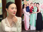 Giải trí - Phương Oanh dọn tiệc thôi nôi hoành tráng cho cặp song sinh, chuẩn dáng "phu nhân cá mập" với bộ trang sức kim cương