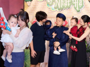 Giải trí - Shark Bình khoe cảnh 4 con quấn quýt tại thôi nôi của cặp song sinh, bố mẹ Phương Oanh thân thiết bên nhà sui gia