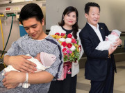 Giải trí - Doanh nhân Đỗ Quang Vinh đưa con vừa chào đời dạo mát, phu nhân Bầu Hiển sang tận Mỹ để chăm cháu nội