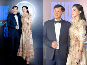 Giải trí - Diễn viên Thuỷ Tiên đẹp quý phái bên bố chồng Tăng Thanh Hà, "vua hàng hiệu" chăm tháp tùng vợ từ ngày nghỉ hưu