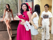 Giải trí - Cựu hot girl khoe dáng nóng bỏng hậu 3 lần sinh nở, ở biệt thự 50 tỷ nhưng "sơ hở" là dùng chảo với chồng