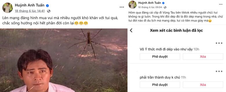 Huỳnh Anh Tuấn giữ thái độ hòa nhã khi phản hồi những ý kiến trái chiều.