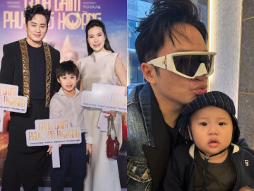 2 quý tử của Tùng Dương: Con ruột duy nhất rõ nét khôi ngô, em bé không cùng huyết thống là duyên mệnh trời ban