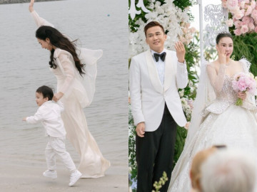 Hồ Quỳnh Hương hưởng tuần trăng mật với chồng điển trai, khoe quý tử đầu lòng rõ nét tuấn tú trông giống hệt bố