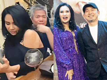 Diva Thanh Lam khoe ảnh đón tuổi mới bên con riêng và chồng bác sĩ, nhạc sĩ Quốc Trung bình luận chúc mừng