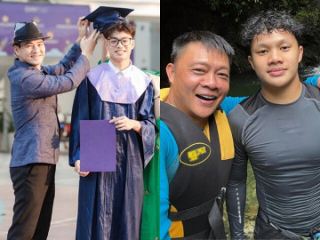 Con trai NSND Xuân Bắc hết năng lượng sau môn thi Văn, quý tử của BTV Quang Minh tươi tỉnh khoe làm hẳn 2 tờ