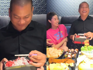 Hoa hậu Khánh Vân lấy que thử thai 2 vạch tặng chồng hơn 17 tuổi, nhà trai bất ngờ liền rút nhẫn cầu hôn