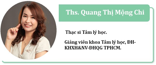 Chuyên gia tâm lý Quang Thị Mộng Chi.