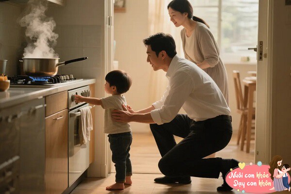 Dạy trẻ hiểu về ý thức trách nhiệm an toàn.