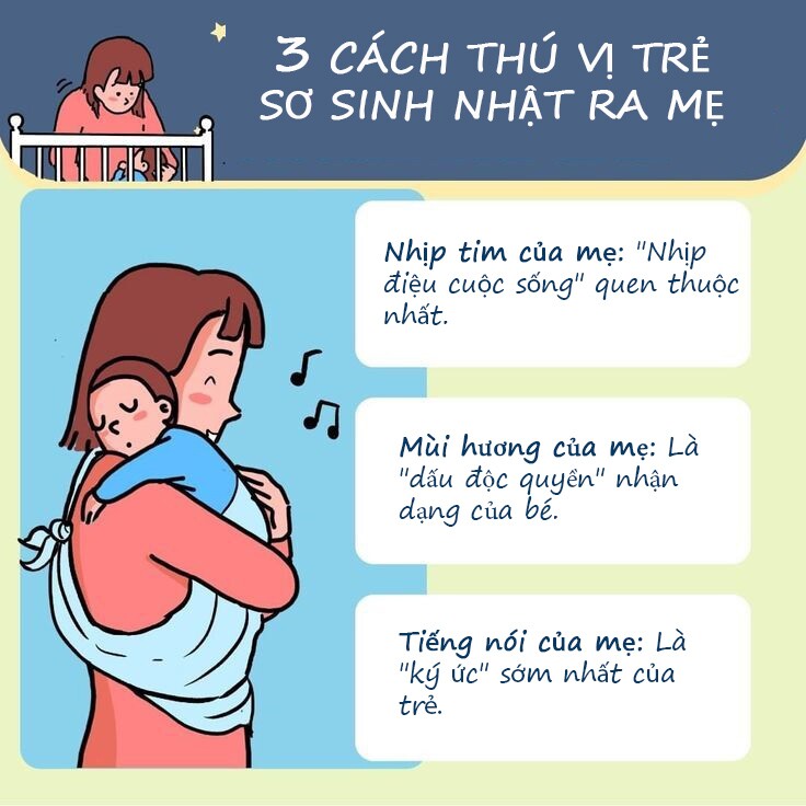 Mùi của mẹ nuôi dưỡng con khôn lớn, 3 cách thú vị em bé sơ sinh cảm nhận mẹ đang ở gần