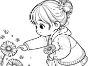 Nuôi con IQ EQ - Tặng bé 20 bức tranh tô màu các loài hoa, khám phá thế giới màu sắc và khơi gợi sáng tạo