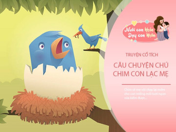 Truyện cổ tích: Chim con lạc mẹ