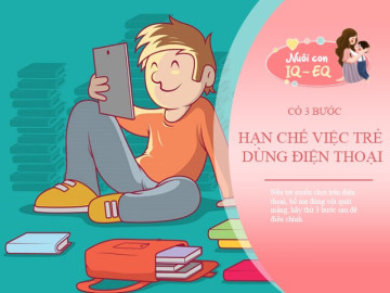 Mẹ ơi, con muốn chơi điện thoại Mẹ trả lời đúng con cái sẽ được hưởng lợi cả đời