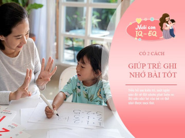 Làm 2 việc mỗi ngày, trẻ sẽ nhanh học giỏi và ghi nhớ bài tốt hơn bạn cùng lớp