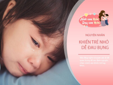 Cẩm nang giải mã những cơn đau bụng của trẻ, không phải con cứ khóc là đói