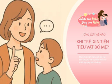 Mẹ ơi, cho con 100 nghìn tiền tiêu vặt: Cách bố mẹ trả lời khi trẻ xin tiền quyết định tương lai con