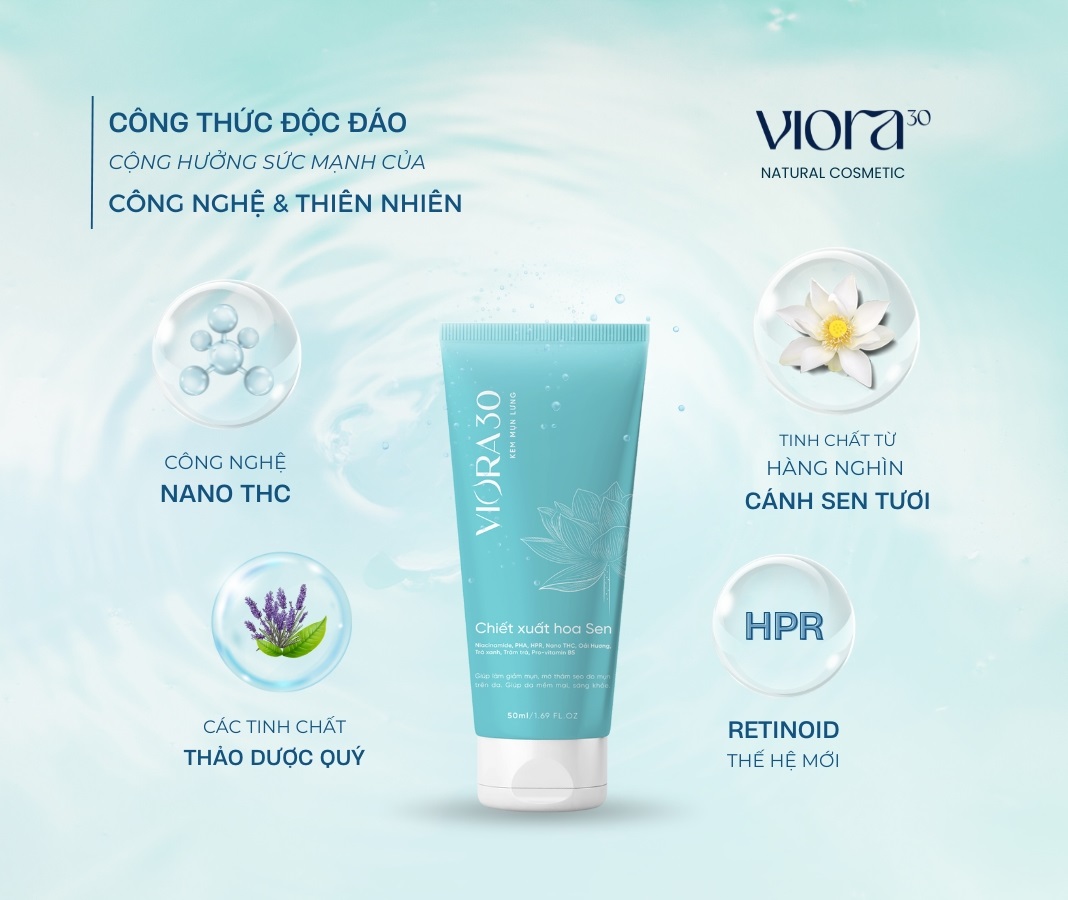 Bộ đôi chuyên gia mụn lưng thế hệ mới VIORA 30 - chăm sóc từ sự thấu hiểu - 2