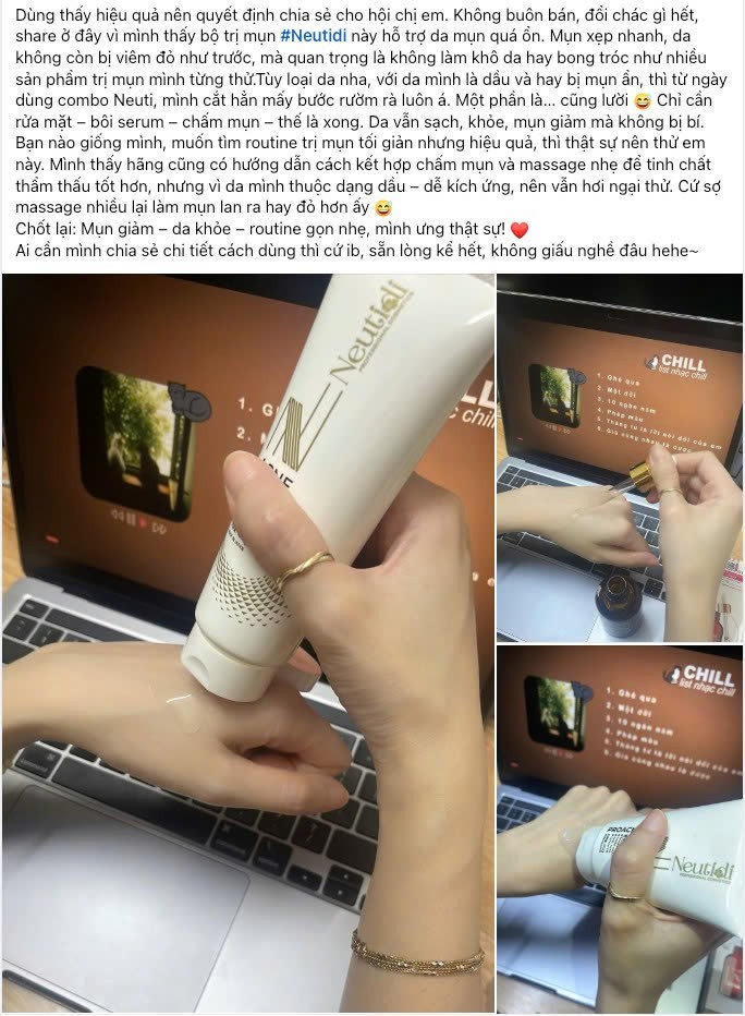 Bật mí bộ sản phẩm hỗ trợ giảm mụn đang được hội skincare chia sẻ rần rần! - 2