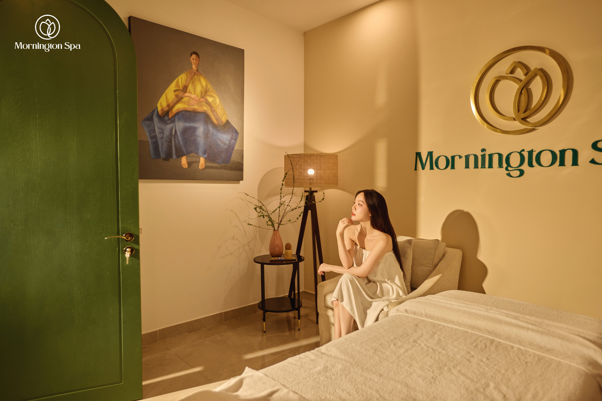 Thiết kế không gian thoáng đãng, ánh sáng dịu nhẹ và hương thơm tinh tế chạm đến đa giác quan tại Mornington Spa.