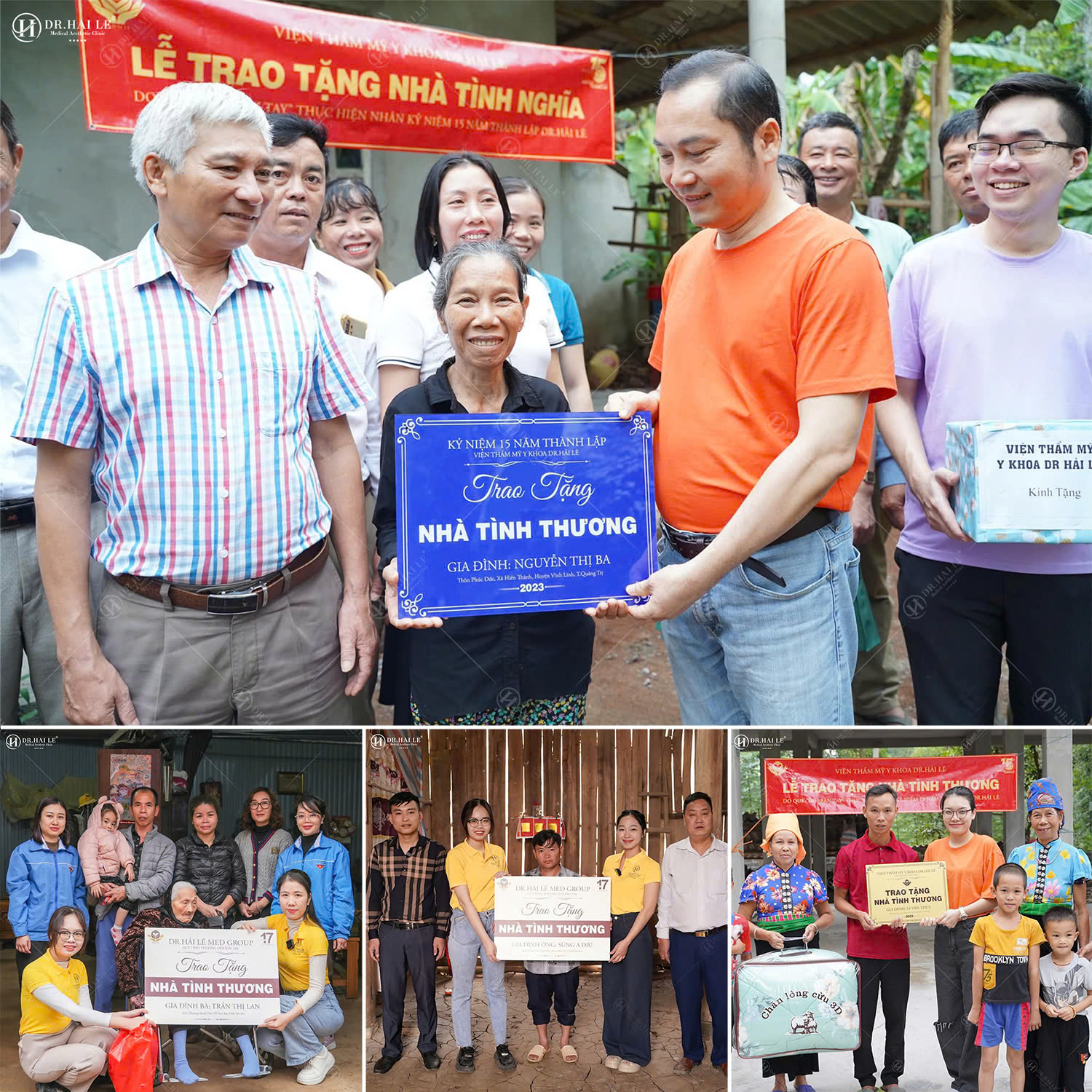 Kỷ niệm 17 năm thành lập Dr.Hải Lê Med Group tặng 17 nhà tình thương với thông điệp “Chạm Dr.Hải Lê – Chạm mọi điều ước”