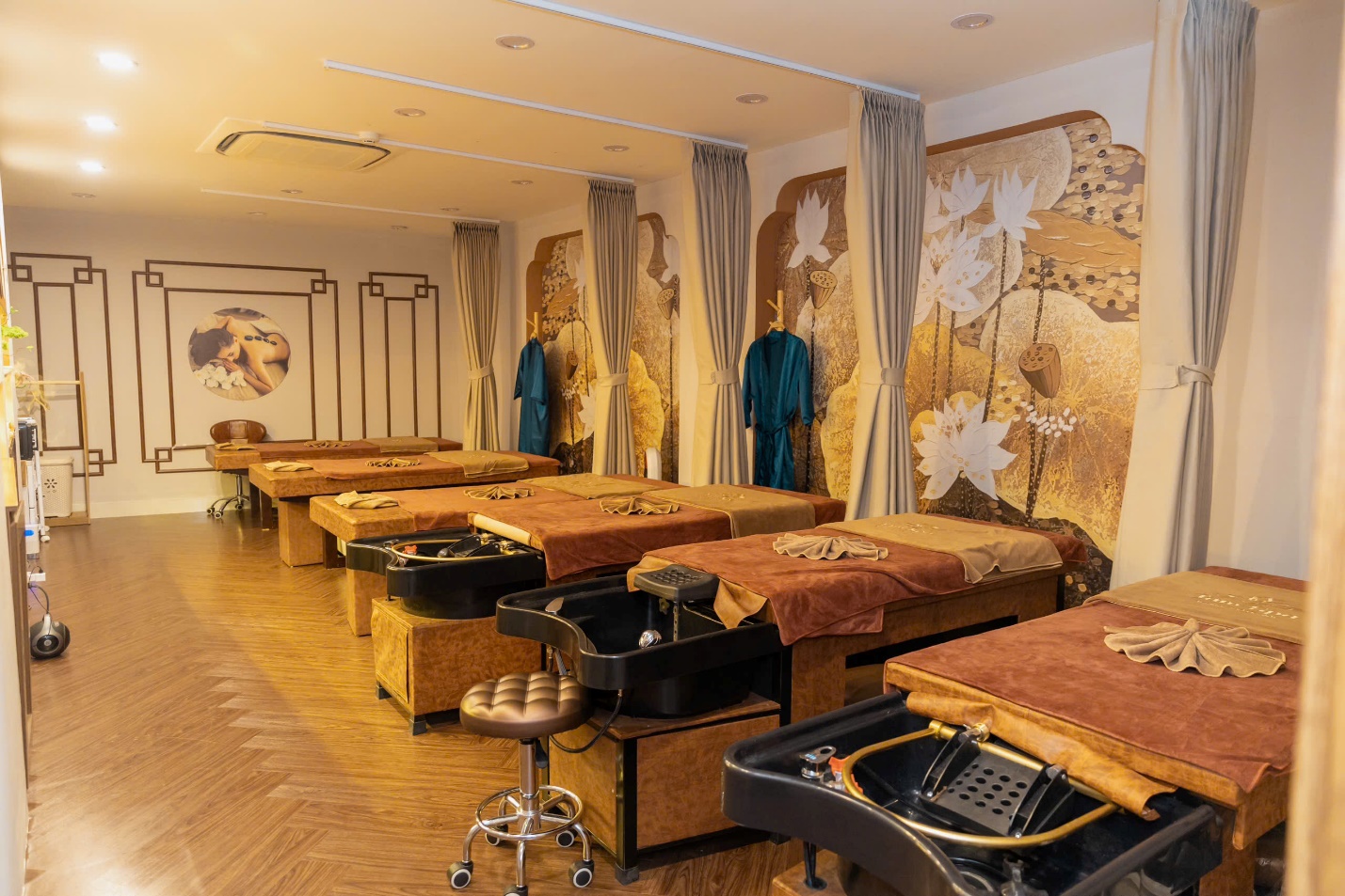 Không gian sang trọng, tinh tế được đầu tư cẩn thận, chỉn chu của Tấm Spa.
