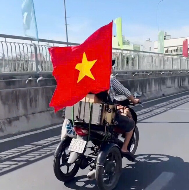 Quân cho biết dự kiến trong ngày hôm nay (24/4) sẽ đặt chân tới TP.HCM
