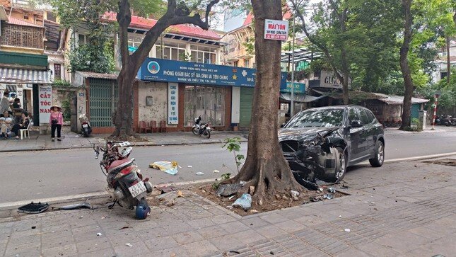 Hiện trường vụ tai nạn. (Ảnh: Thanh Hà)