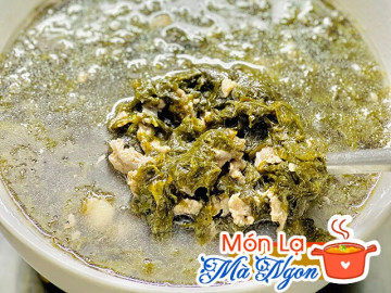 Thịt bò nấu canh với loại rau mọc hoang này được món vừa lạ mà ngon, ai cũng xuýt xoa đòi ăn nữa