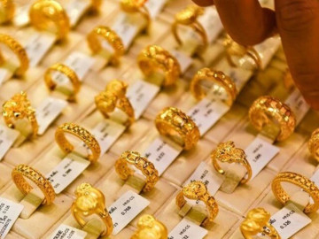 Giá vàng quay đầu giảm mạnh