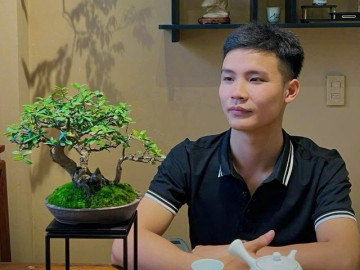 Chàng cử nhân mạnh dạn bỏ việc, kiếm đều tay hơn 20 triệu đồng/tháng nhờ khởi nghiệp với bonsai mini phòng trà độc lạ