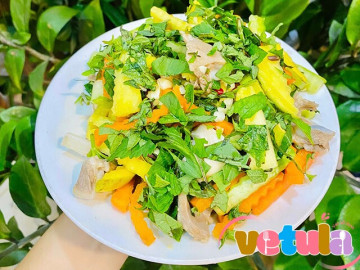 Vét tủ lạnh: Nhà thừa ít lưỡi lợn luộc, đem ngay làm món nộm giòn ngon thanh mát giải nhiệt ngày hè