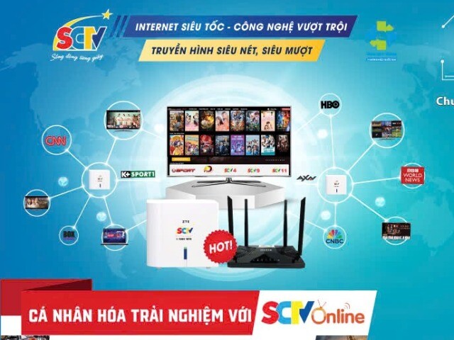 Ưu đãi trong tháng 5, tháng 6.2025 khi lắp Internet SCTV