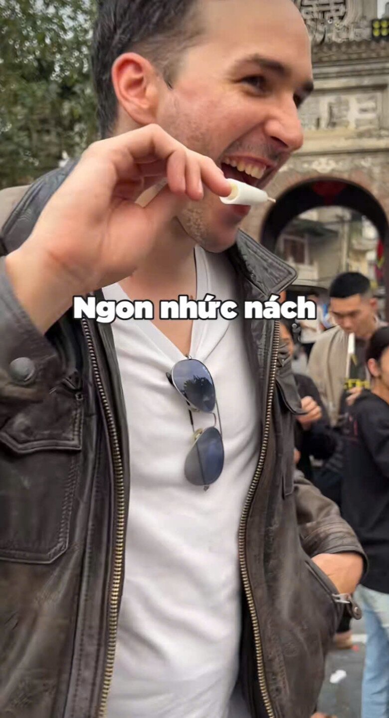 Món ăn tiếp theo mà Will trải nghiệm là kem ống Hạ Long với giá chỉ 5.000 đồng một cây 