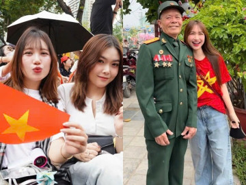 Chị em đi xem diễu binh 30/4 tham khảo ngay 8 outfit vừa ăn ảnh vừa thoải mái này