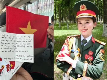 Khép lại hành trình A50: Người dân gửi thư tay, bày tỏ lời cảm ơn đến các chiến sĩ