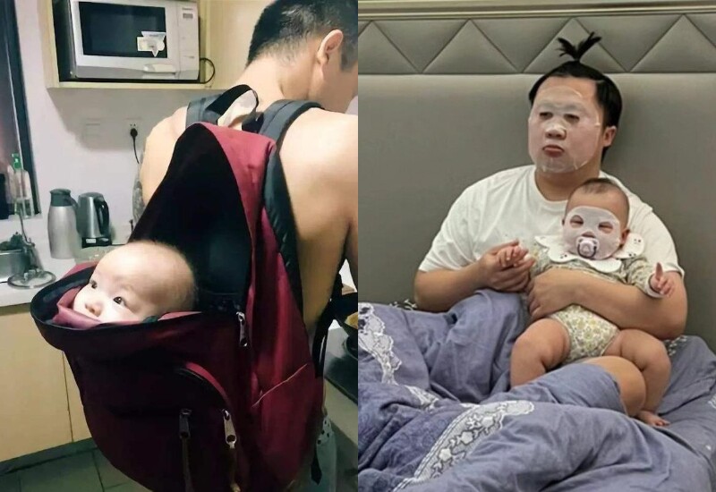 Khác với mẹ, bố chăm con lúc nào cũng có phần vụng về hơn. Nhưng kỳ lạ thay, nhiều trẻ nhỏ lại cực kỳ thích được ở gần và chơi với bố. Loạt ảnh hài hước khi "thế hệ cợt nhả" làm bố sau đây khiến nhiều người cười nghiêng ngả khi xem qua.