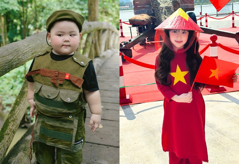 Dạy con về lòng biết ơn, yêu đất nước, yêu dân tộc là bài học vỡ lòng mà bố mẹ nào cũng dạy con từ khi bé còn nhỏ. Hoà mình vào không khí chào đón ngày đại lễ của dân tộc (30/4/1975-30/4/2025), "các búp măng non" gây "luỵ tim" khi diện những trang phục Việt cực đáng yêu