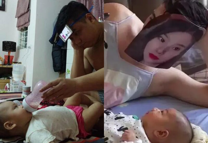 Ơ, cô nào lạ thế bố ơi, sao nay mẹ đẹp lạ thường thế ạ!