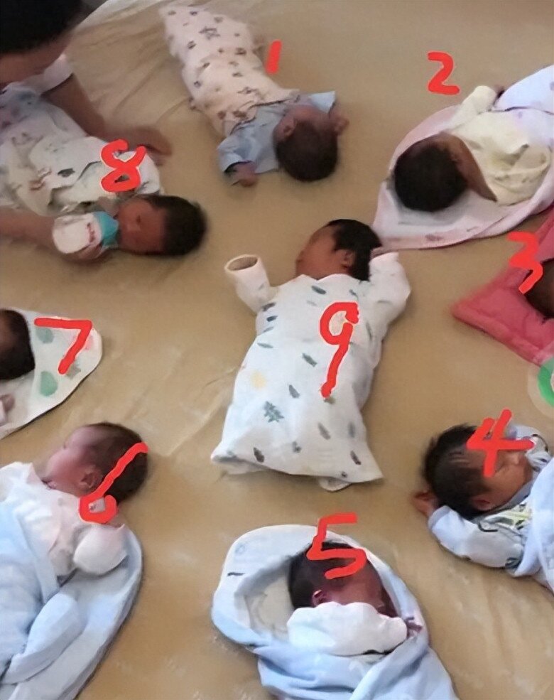 3 cô con gái sinh 3 cùng lúc, bà ngoại một mình chăm 9 cháu sơ sinh, ai nhìn cũng choáng - 1