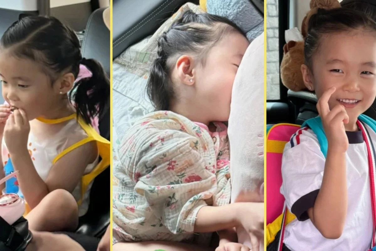 Con gái á hậu nổi tiếng học cùng lúc 2 trường mẫu giáo ăn ngủ vệ sinh trên xe 4 tuổi đạt thành tích khủng - 3