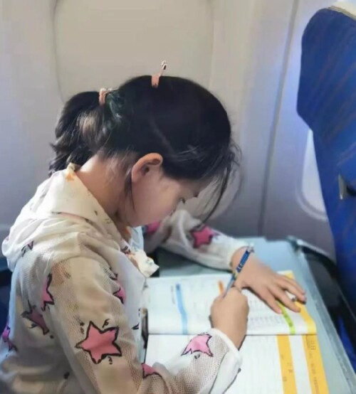 Loạt hình chụp trên một chuyến bay khiến cõi mạng trầm trồ, hoá ra đây là cách gia đình có điều kiện dạy con - 2