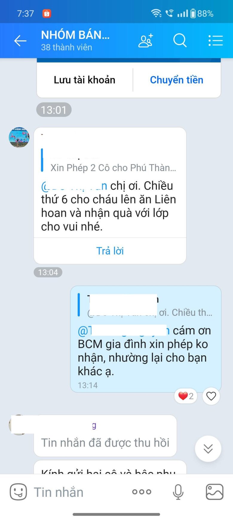 Đăng tin nhắn trong group chat lớp, mẹ Việt bị cõi mạng chỉ trích vì từ chối cho con nhận phần thưởng cuối năm - 1