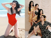 Yêu con - Hoa hậu gốc Việt khiến 3 người đàn ông Trung Quốc say đắm, 3 con gái đều cực phẩm chứng tỏ gen mẹ quá tốt