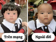 Yêu con - Cười té ghế với loạt ảnh khác nhau "một trời một vực" của các búp măng non trên mạng và ngoài đời