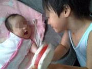 Yêu con - Người mẹ phát hiện con 1 tuổi cứ được anh trai bế là khóc thét, lúc kiểm tra cơ thể đứa trẻ, mẹ mới tá hoả