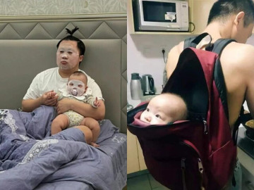 Chùm ảnh khiến cõi mạng cười nghiêng ngả khi thế hệ cợt nhả làm bố
